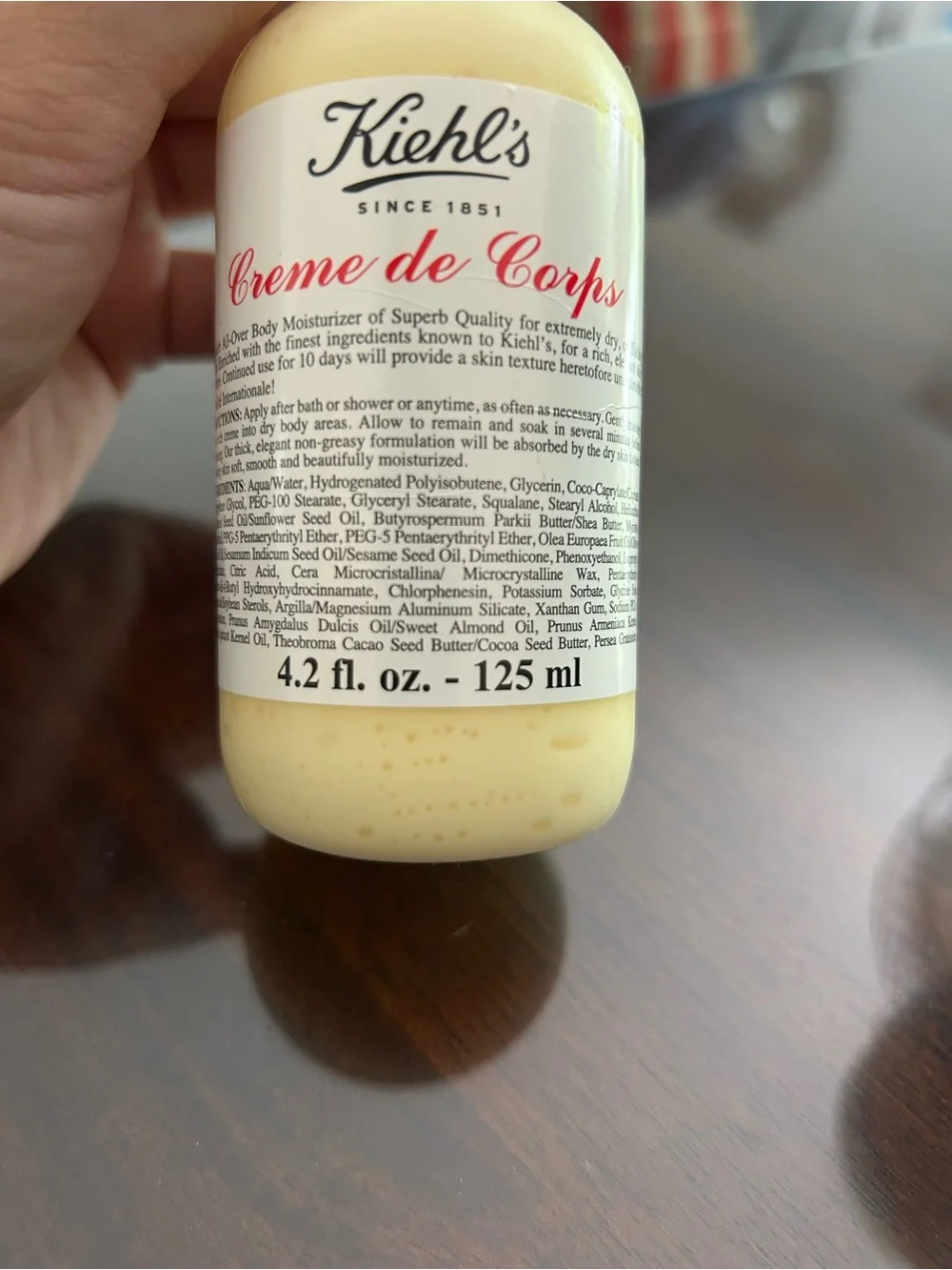New Kiehls Crème de Corps 4.2oz Body Moisturizer